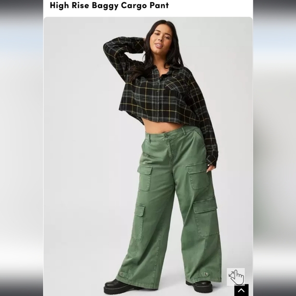 torrid Pants - Torrid High Rise Baggy Cargo Pants